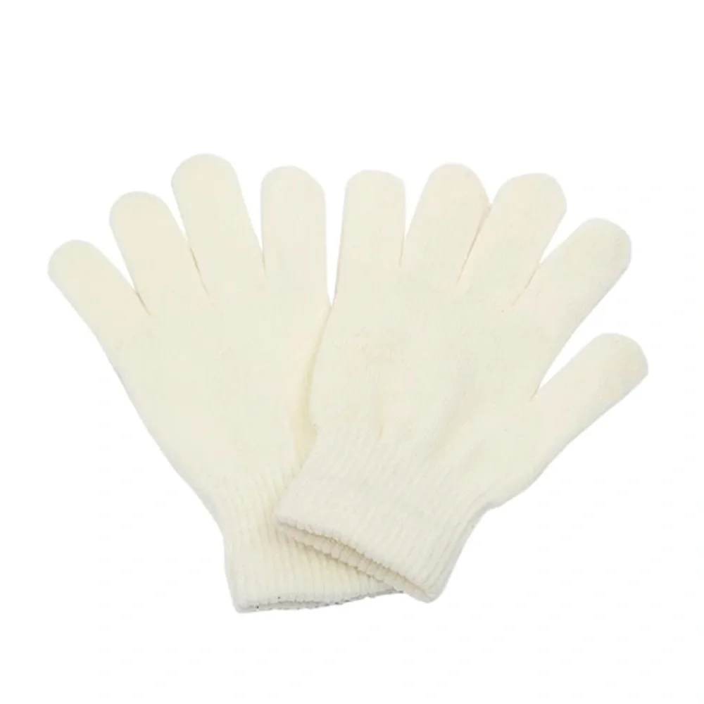 Warm Winter White Cream Soft Warm  Knit Magic Stretch Gloves Womens Size Gloves